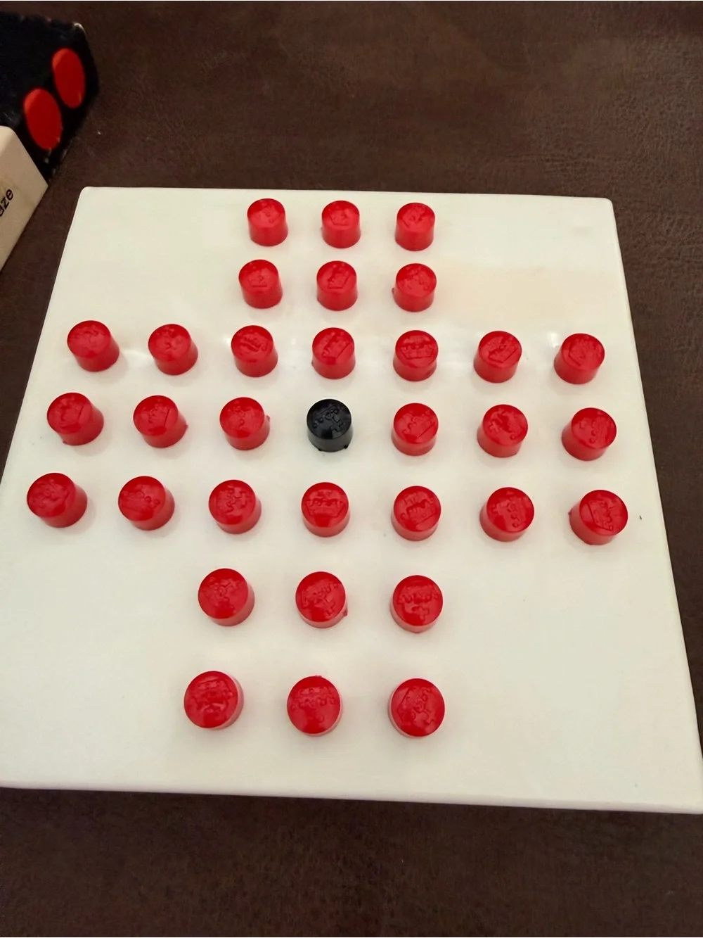 Vintage Hi-Q Kohner Bros Peg Solitaire Puzzle Game Brain Buster Bonus Logic Game